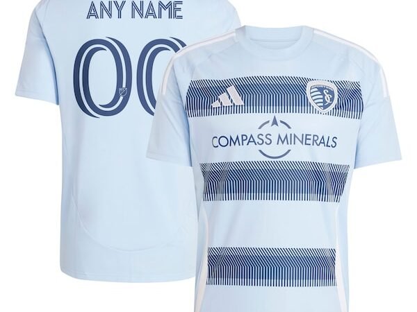 Sporting Kansas City adidas 2025 One KC Replica Custom Jersey - Light Blue