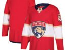Florida Panthers adidas Home Authentic Blank Jersey - Red