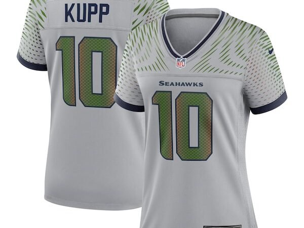 Cooper Kupp Seattle Seahawks Nike Women's 2025 Rivalries Collection Game Jersey - Wolf Gray