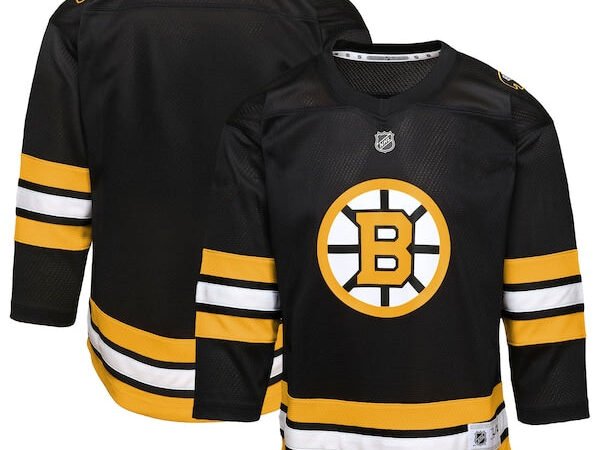 Boston Bruins Youth Home Replica Jersey - Black