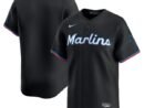 Miami Marlins Nike  Alternate Limited Jersey – Black