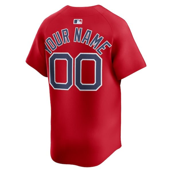 Boston Red Sox Nike Alternate Limited Custom Jersey - Red/White