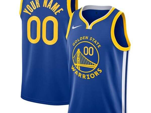 Golden State Warriors Nike Unisex 2019/20 Custom Swingman Jersey - Royal - Icon Edition