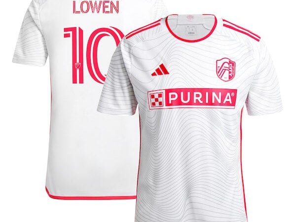 Eduard Löwen St. Louis City SC adidas 2024 The Confluence Kit Replica Player Jersey - White