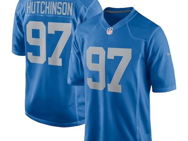 Aidan Hutchinson Detroit Lions Nike Player Game Jersey - Blue