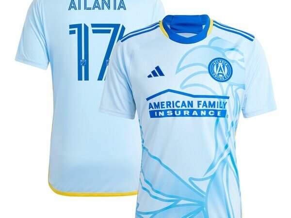#17 Atlanta United FC adidas 2024 The Resurgens Kit Replica Player Jersey - Light Blue