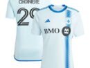 Mathieu Choinière CF Montreal adidas 2024 La Main Replica Player Jersey – Light Blue