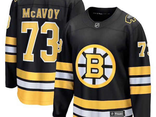 Charlie McAvoy Boston Bruins  Home Breakaway Player Jersey - Black