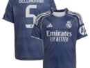 Jude Bellingham Los Merengues adidas Youth 2025/26 Away Replica Player Jersey - Blue/White
