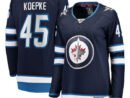 Cole Koepke Winnipeg Jets  Women's Home Breakaway Jersey - Navy