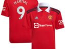 Anthony Martial Manchester United adidas Youth 2022/23 Home Replica Player Jersey - Red