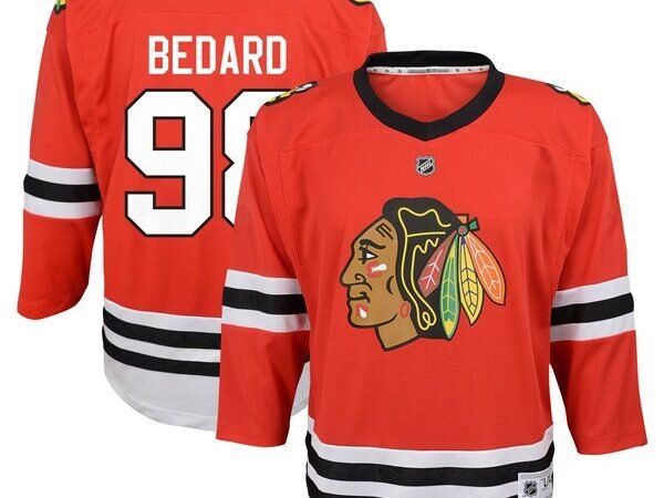 Connor Bedard Chicago Blackhawks Preschool Home Replica Player Jersey - Red