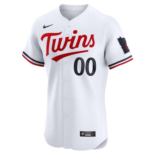 Minnesota Twins Nike Home Elite Custom Jersey - White
