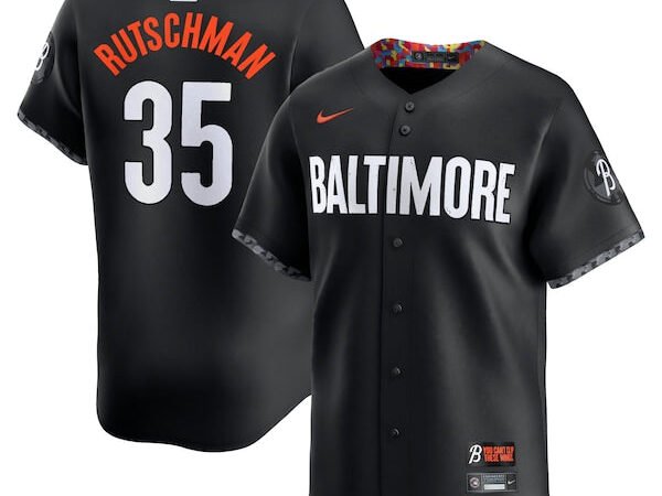 Adley Rutschman Baltimore Orioles Nike City Connect Limited Player Jersey - Black