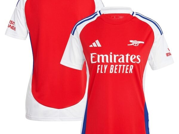 Arsenal adidas Women's 2024/25 Home Replica Jersey – Red
