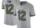 12s Seattle Seahawks Nike 2025 Rivalries Collection Limited Jersey - Wolf Gray
