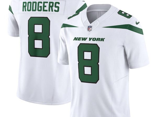Aaron Rodgers New York Jets Nike Vapor F.U.S.E. Limited Jersey - Spotlight White