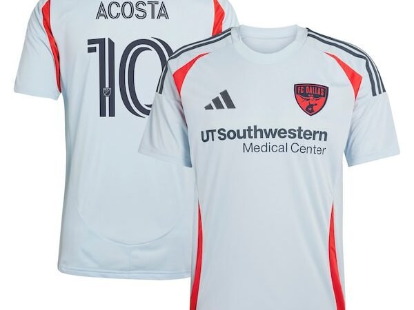 Luciano Acosta FC Dallas adidas 2025 The Inferno Kit Replica Player Jersey - Light Blue