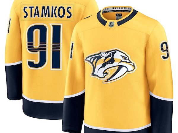 Steven Stamkos Nashville Predators  Home Premium Jersey - Gold