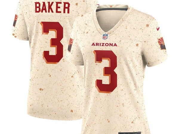 Budda Baker Arizona Cardinals Nike Women's 2025 Rivalries Collection Game Jersey - Natural