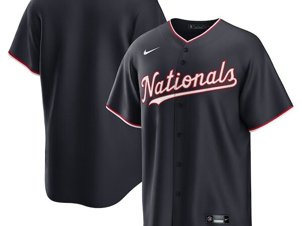 Washington Nationals Nike Alternate Replica Jersey - Navy/White