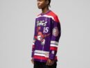 Vince Carter Toronto Raptors  Unisex Maxxed Out Fashion Hockey Jersey - Purple