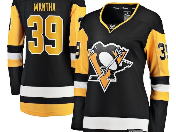 Anthony Mantha Pittsburgh Penguins Women's Home Breakaway Jersey - Black