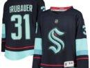 Philipp Grubauer Seattle Kraken Youth Home Replica Player Jersey - Deep Sea Blue