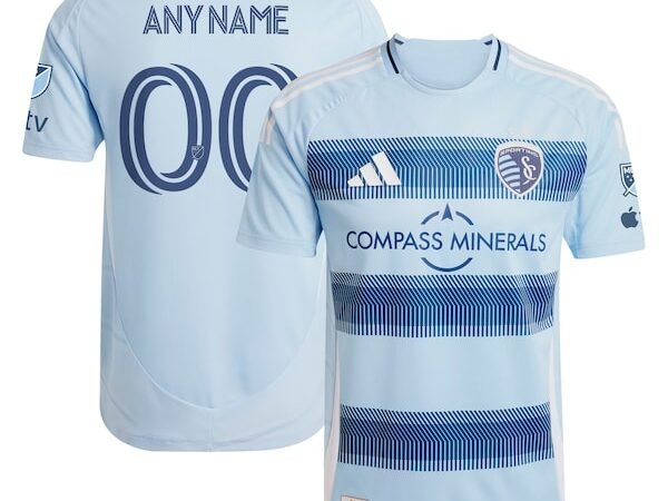 Sporting Kansas City adidas 2025 One KC Authentic Custom Jersey - Light Blue