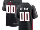 Atlanta Falcons Nike Custom Game Jersey - Black