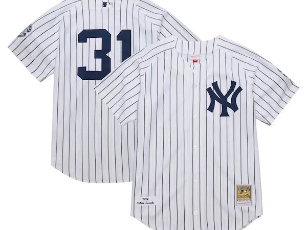 Ichiro Suzuki New York Yankees 2014 Cooperstown Collection Authentic Throwback Jersey - White
