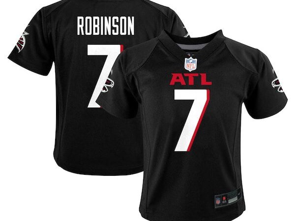 Bijan Robinson Atlanta Falcons Nike Preschool Player Game Jersey - Black