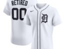 Detroit Tigers Nike Home Elite Pick-A-Player Retired Roster Jersey - White