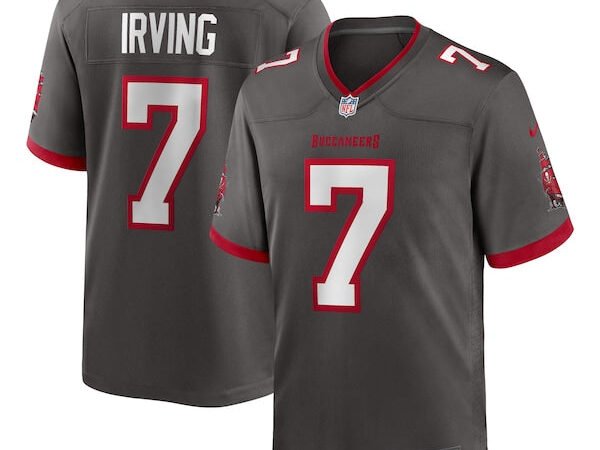 Bucky Irving Tampa Bay Buccaneers Nike Alternate Game Jersey - Pewter