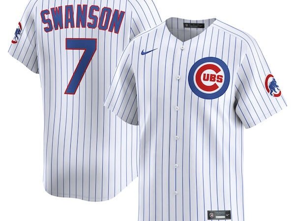 Dansby Swanson Chicago Cubs Nike Home Limited Player Jersey - White