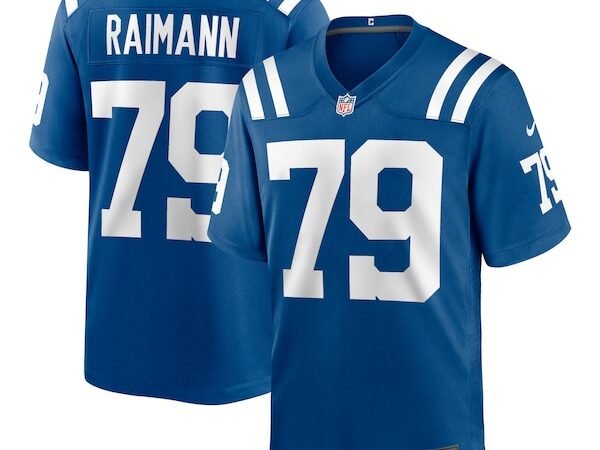 Bernhard Raimann Indianapolis Colts Nike Player Game Jersey - Royal