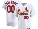 St. Louis Cardinals Nike Home Limited Custom Jersey - White/Light Blue