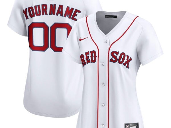 Boston Red Sox Nike Women's Home Limited Custom Jersey - White