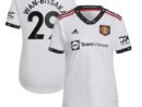 Aaron Wan-Bissaka Manchester United adidas Women's 2022/23 Away Replica Player Jersey - White