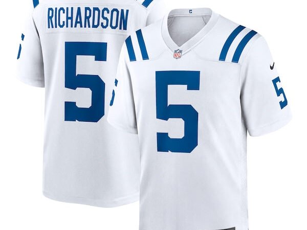 Anthony Richardson Indianapolis Colts Nike 2023 NFL Draft First Round Pick Game Jersey - White/Blue/Royal