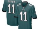 A.J. Brown Philadelphia Eagles Nike Player Game Jersey - Midnight Green/White