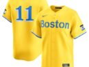 Rafael Devers Boston Red Sox Nike City Connect Limited Player Jersey - Gold