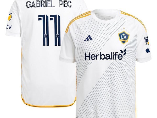 Gabriel Pec LA Galaxy adidas 2024 Angelino Kit Authentic Player Jersey - White