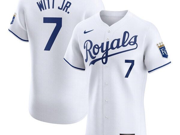 Bobby Witt Jr. Kansas City Royals Nike Home Elite Player Jersey - White