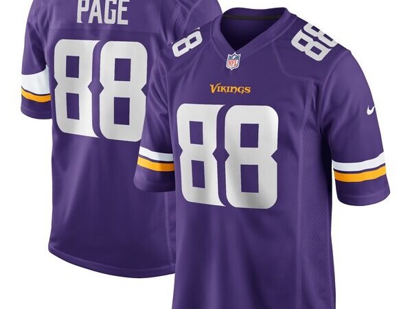 Alan Page Minnesota Vikings Nike Game Retired Player Jersey - Purple