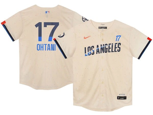 Shohei Ohtani Los Angeles Dodgers Nike Preschool 2024 City Connect Limited Player Jersey - Cream