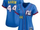 Hank Aaron National League Nike Women's 2025 All-Star Game Home Run Derby Jersey - Blue