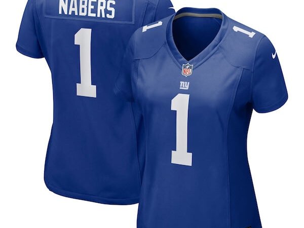 Malik Nabers New York Giants Nike Women's Game Jersey -  Royal