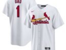 St. Louis Cardinals Nike #1 Dad Home Replica Jersey - White