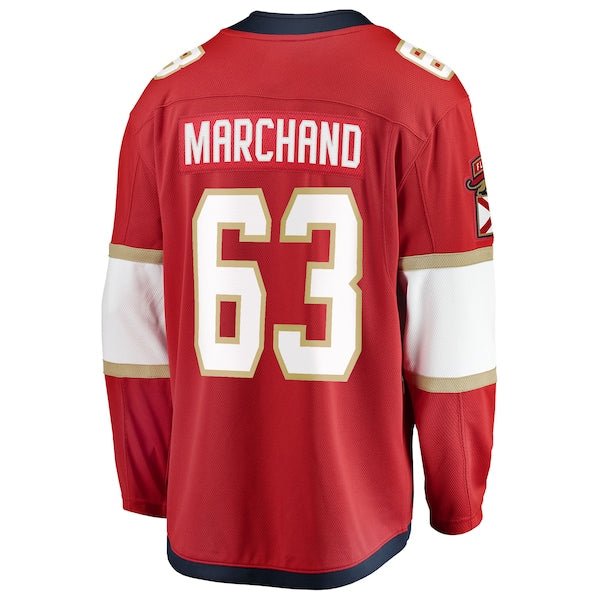 Brad Marchand Florida Panthers 2025 Stanley Cup Champions Breakaway Jersey - Red